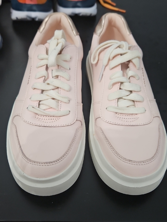 Cole Haan Shoes - Cole Haan Pale Pink Size 8 Lace-Up Platform Sneakers